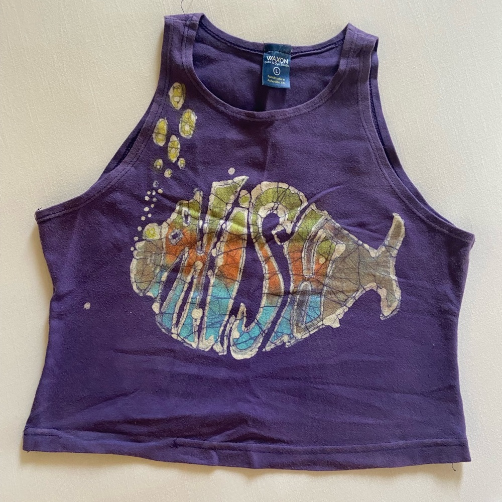 Phish batik crop top!